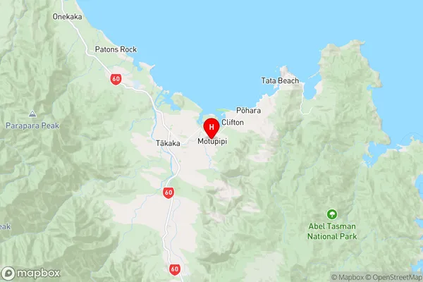 Motupipi,Tasman Region Map