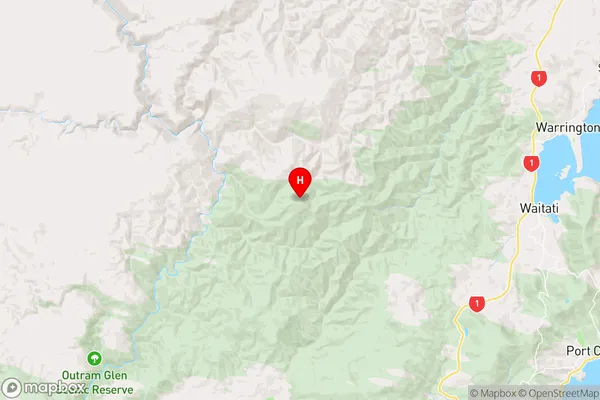 Mount Allan,Otago Region Map