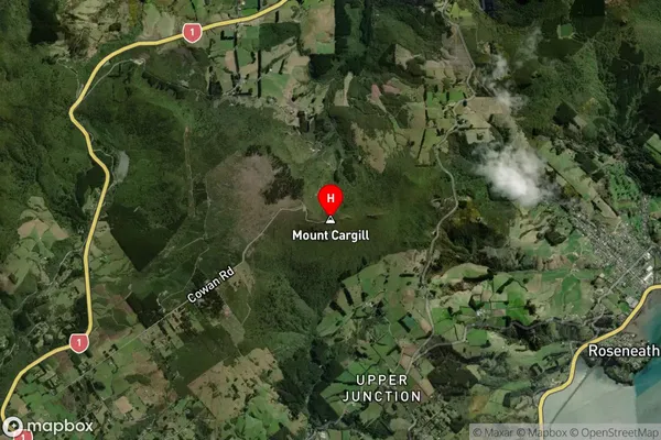 Mount Cargill,Otago Satellite Map