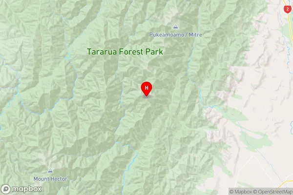 Mount Holdsworth,Wellington Region Map