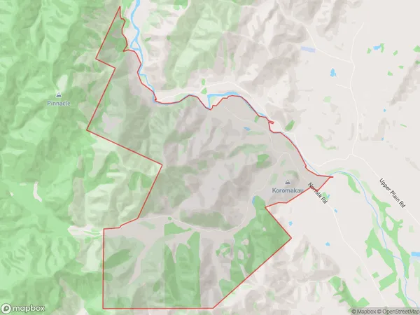 Mount Holdsworth, Wellington Polygon Area Map