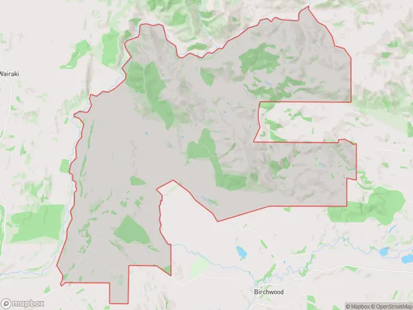 Mount Linton, Southland Polygon Area Map