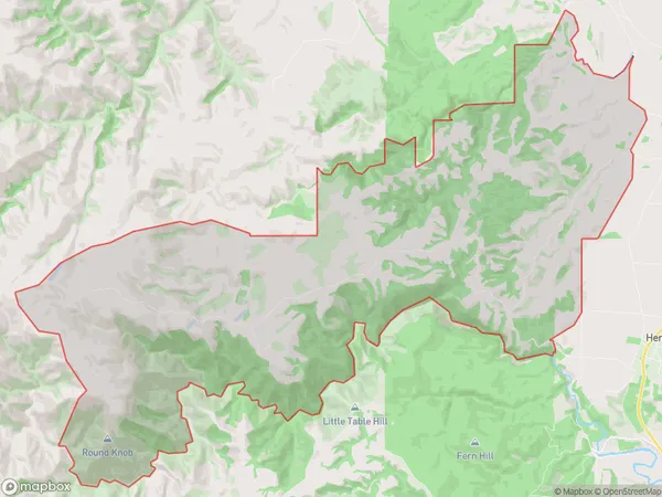 Mount Stalker, Otago Polygon Area Map