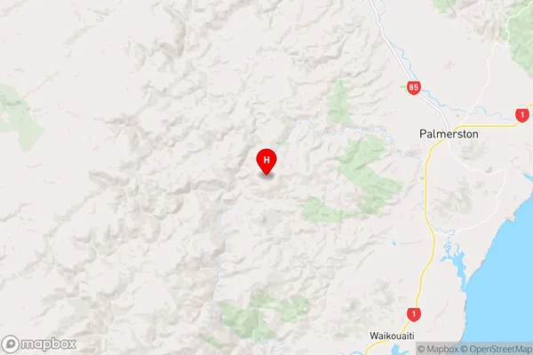 Mount Trotter,Otago Region Map