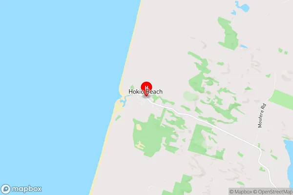 Hokio Beach, Manawatu-Wanganui Region Map