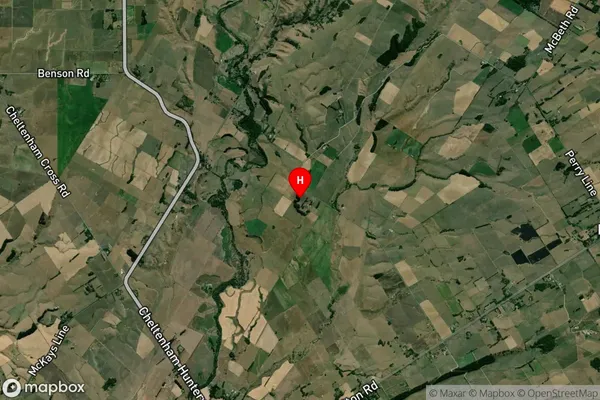 Cheltenham, Manawatu-Wanganui Satellite Map