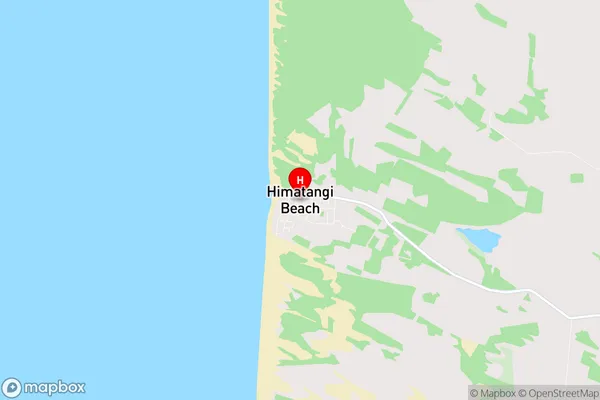 Himatangi Beach, Manawatu-Wanganui Region Map