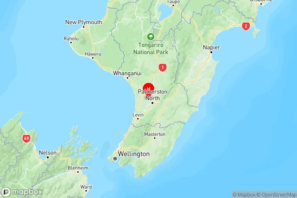 Kairanga, Manawatu-Wanganui Region Map