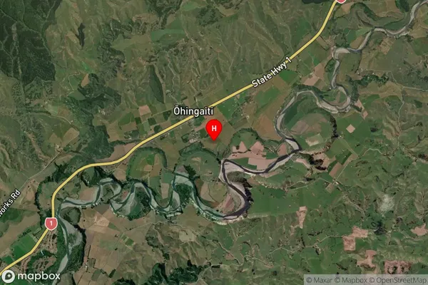 Ohingaiti, Manawatu-Wanganui Satellite Map