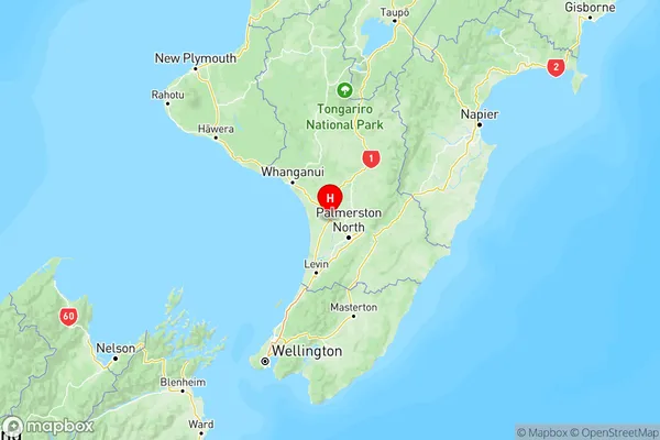 Sanson, Manawatu-Wanganui Region Map