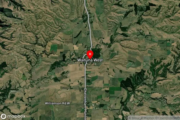 Waituna West, Manawatu-Wanganui Satellite Map