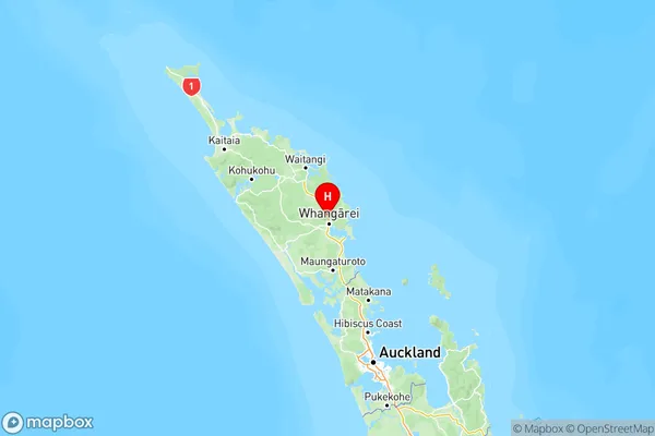 Kamo, Northland Region Map