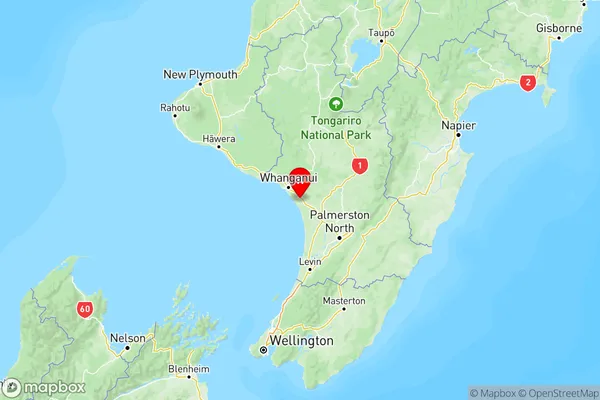 Ratana, Manawatu-Wanganui Region Map