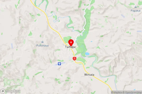 Taihape and Surrounds, Manawatu-Wanganui Region Map