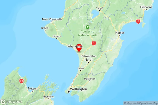 Turakina, Manawatu-Wanganui Region Map