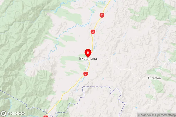 Eketahuna, Manawatu-Wanganui Region Map