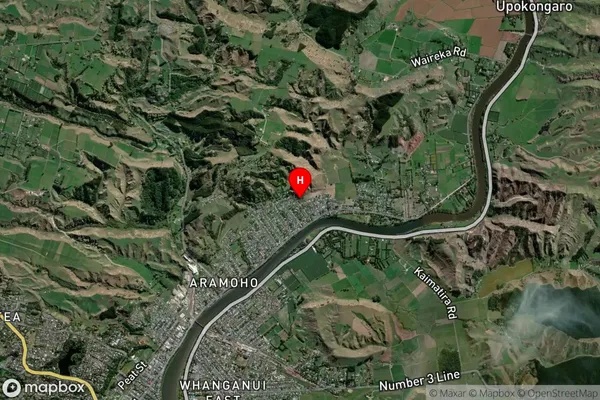 Aramoho, Manawatu-Wanganui Satellite Map