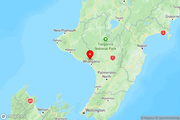 Brunswick, Manawatu-Wanganui Region Map