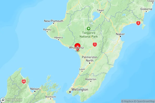 Kaitoke, Manawatu-Wanganui Region Map