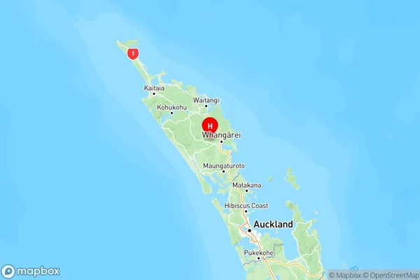 Kokopu, Northland Region Map