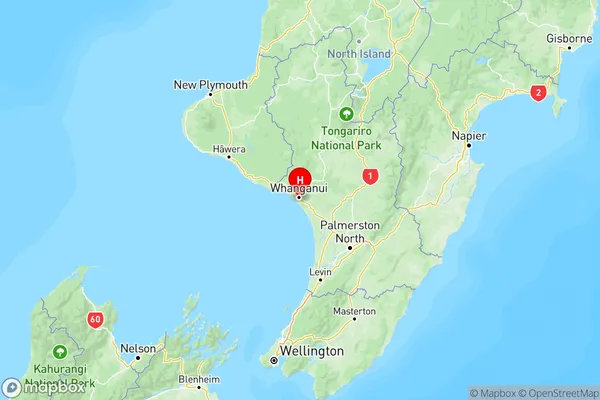Marybank, Manawatu-Wanganui Region Map