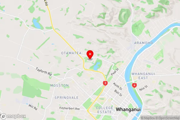 Otamatea, Manawatu-Wanganui Region Map