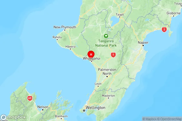 Otamatea, Manawatu-Wanganui Region Map