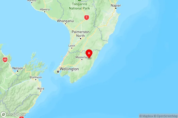 Blairlogie, Wellington Region Map