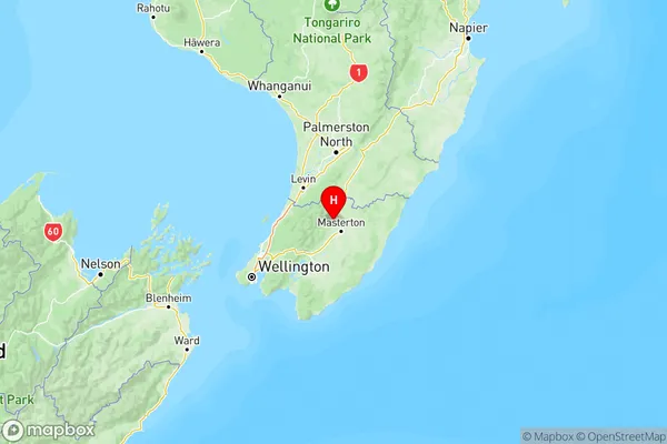 Matahiwi, Wellington Region Map