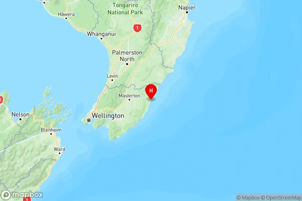 Otahome, Wellington Region Map