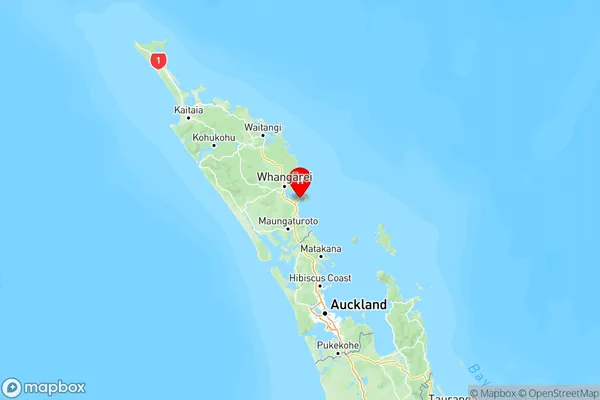 Marsden Point, Northland Region Map