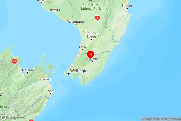 Upper Plain, Wellington Region Map