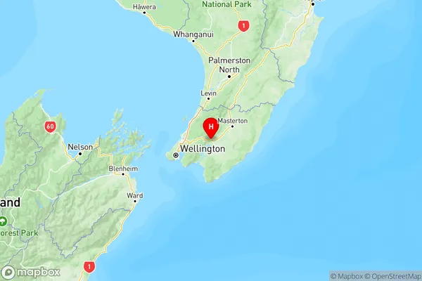 Featherston, Wellington Region Map