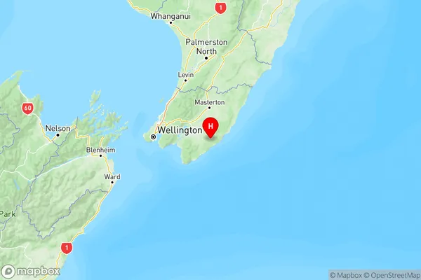 Hinakura, Wellington Region Map