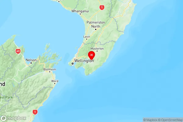 Martinborough, Wellington Region Map