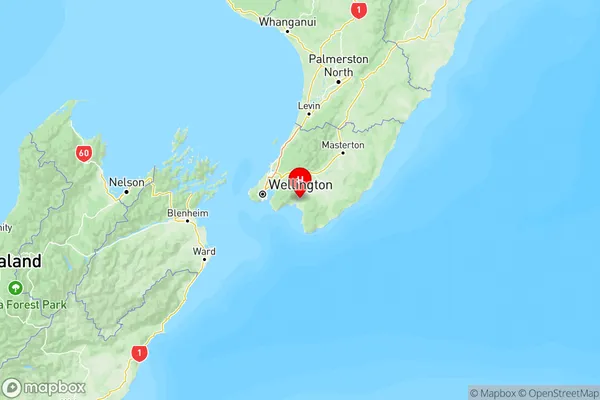 Pirinoa, Wellington Region Map