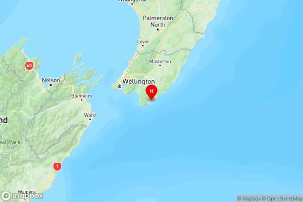 Tora, Wellington Region Map