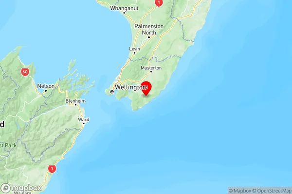 Tuturumuri, Wellington Region Map