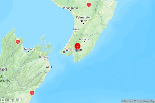 South Wairarapa, Wellington Region Map