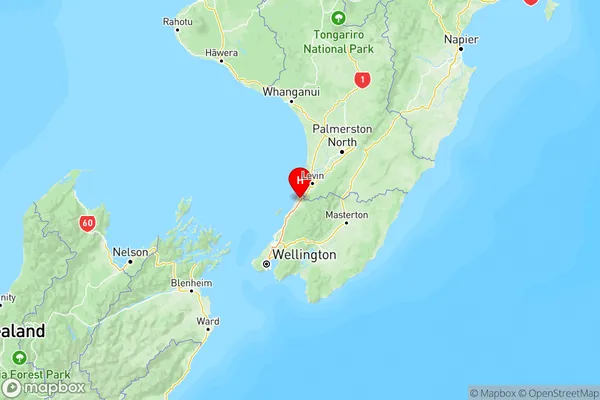 Otaki, Wellington Region Map