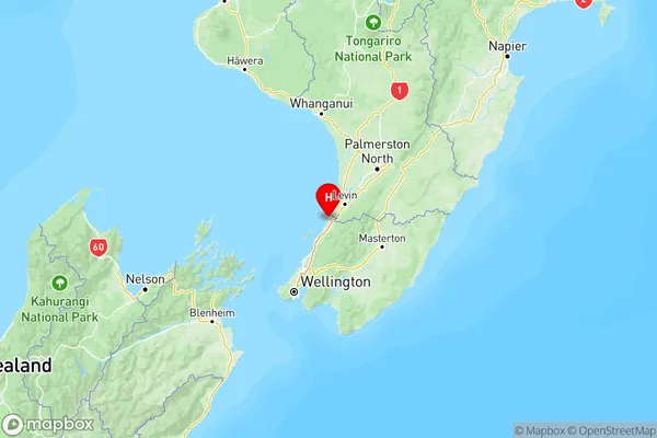 Otaki Beach, Wellington Region Map