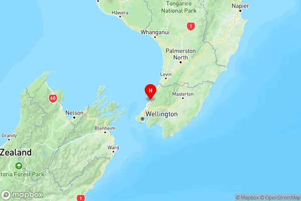 Paekakariki, Wellington Region Map