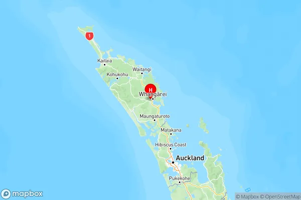 Maunu, Northland Region Map