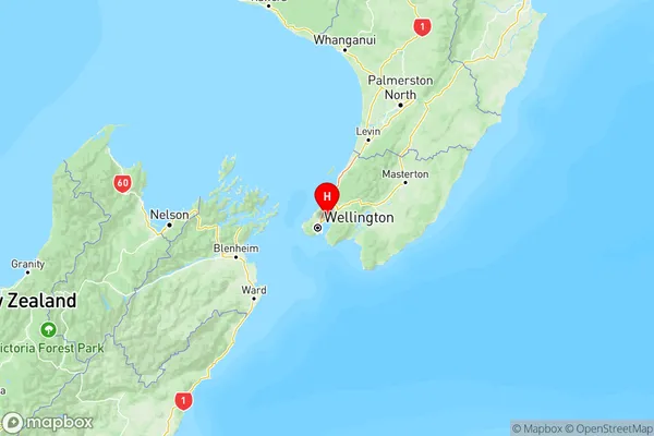 Korokoro, Wellington Region Map