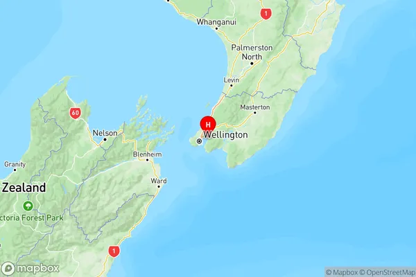 Lowry Bay, Wellington Region Map