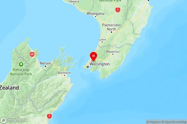 Manor Park, Wellington Region Map