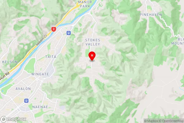 Stokes Valley, Wellington Region Map