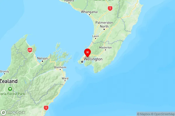 Stokes Valley, Wellington Region Map