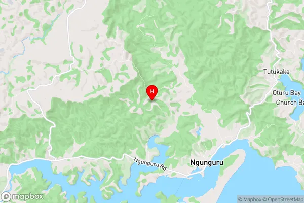 Ngunguru, Northland Region Map