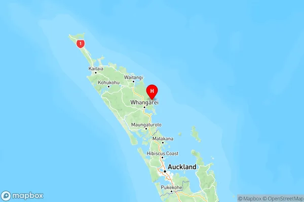 Ngunguru, Northland Region Map